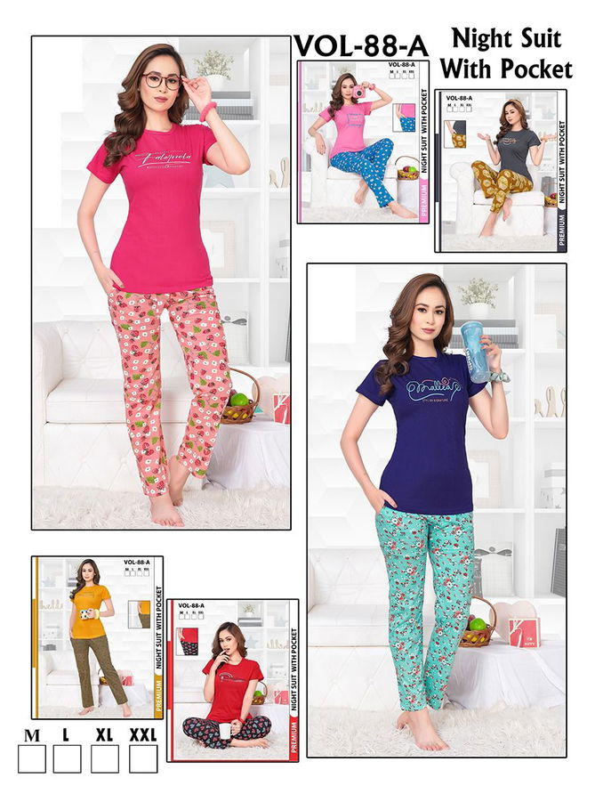 Summer Special 88 A Daily Wear Night Suits Catalog
